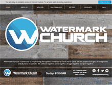Tablet Screenshot of mywatermark.org